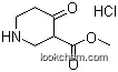 Molecular Structure of 56026-52-9 (Methyl 4-oxo-3-piperidinecarboxylate hydrochloride)